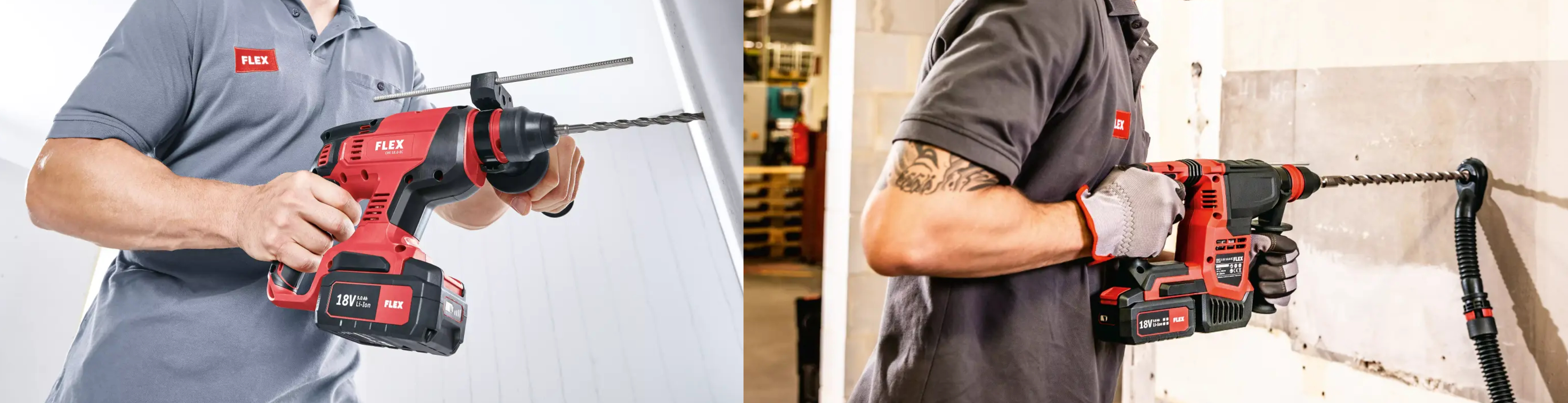 Akku-Kombi-Bohrhammer :: Schrauben, Bohren, Meisseln, Rühren :: 18V :: Akku-Maschinen :: Maschinen
