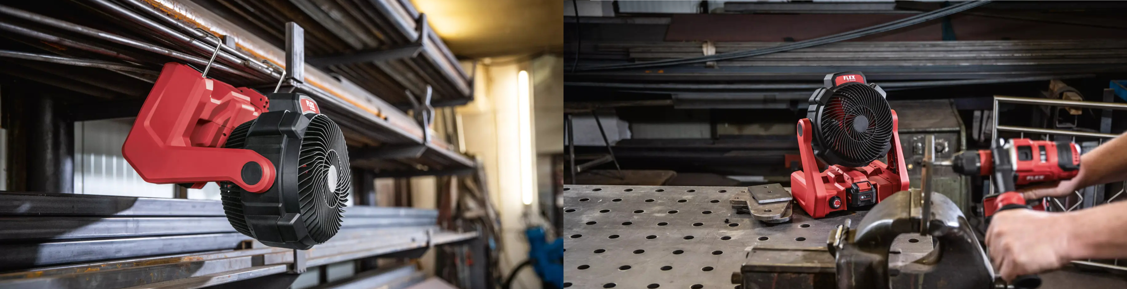 Akku-Ventilator :: Baustrahler, Radio und Mehr :: 18V :: Akku-Maschinen :: Maschinen