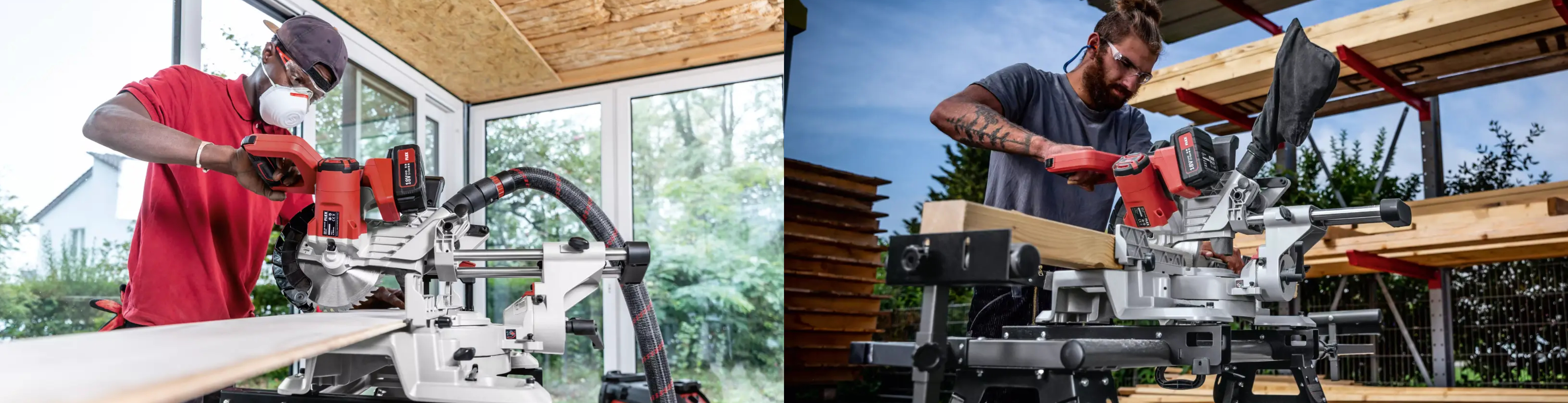 Akku-Kapp- und Gehrungssäge :: Sägen :: 18V :: Akku-Maschinen :: Maschinen