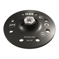 391-727 - SP D125-8 H/F Piastra di levigatura a strappo